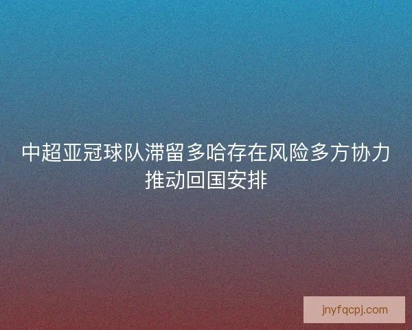 中超亚冠球队滞留多哈存在风险多方协力推动回国安排